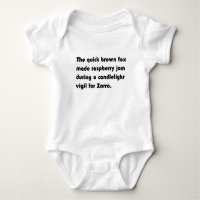 The Quick Brown Fox Made Raspberry... Pangram Tee