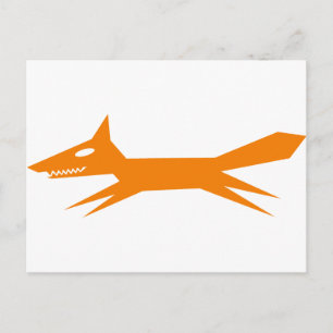The Quick Orange Fox Postcard
