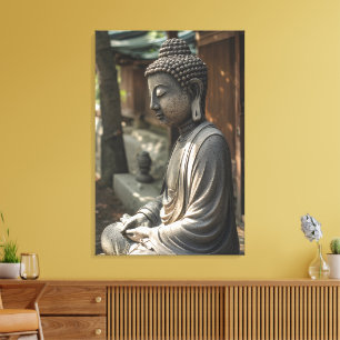 The Quiet Buddha Canvas Print
