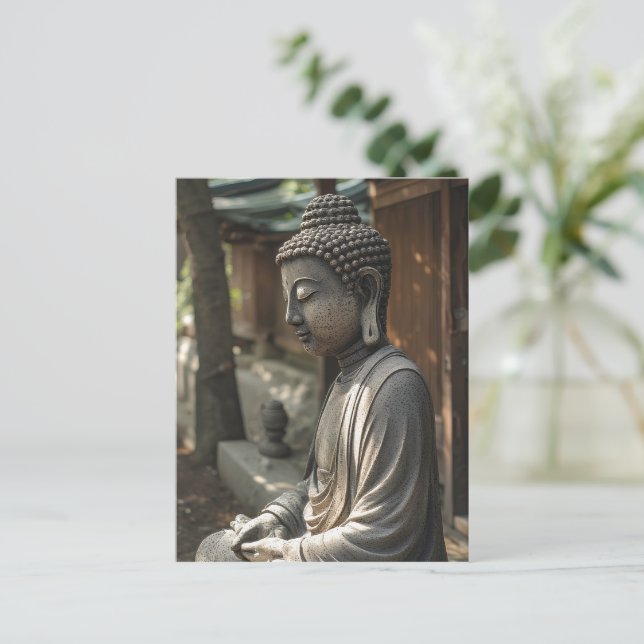 The Quiet Buddha Postcard (Standing Front)
