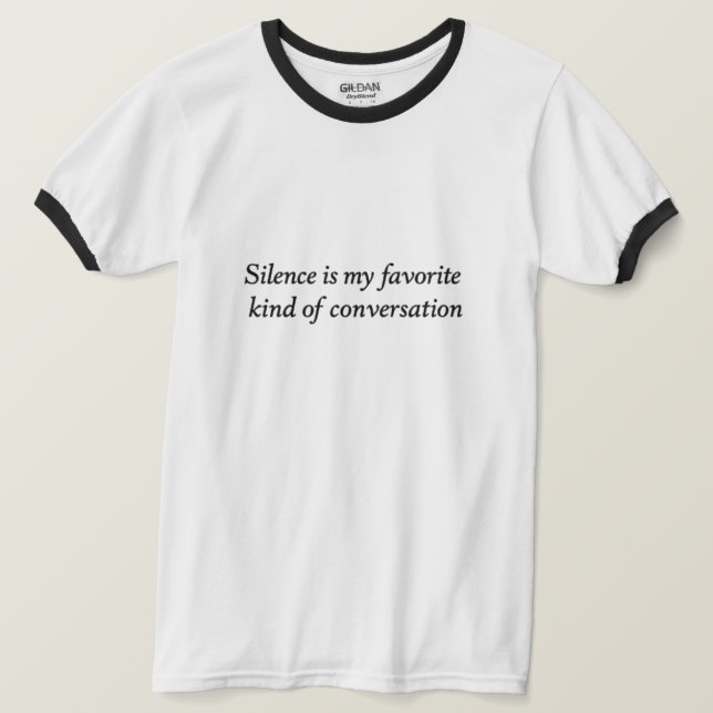 The Quiet Conversation T-Shirt (Design Front)