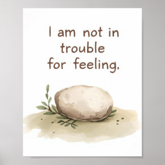 The Quiet Grove “I Am Not in Trouble for Feeling” Poster