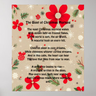 The Quiet of Christmas Morning Poster