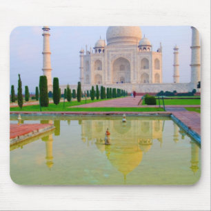 The quiet peaceful World Famous Taj Mahal at Mouse Mat