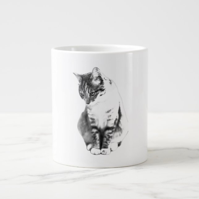 The Quiet Watcher Large Coffee Mug (Front)