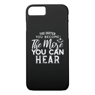 The Quieter You Become The More You Can Hear Black iPhone 8/7 Case