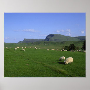 The Quiraing Mountains, Isle of Skye, Highlands, Poster
