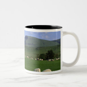 The Quiraing Mountains, Isle of Skye, Highlands, Two-Tone Coffee Mug