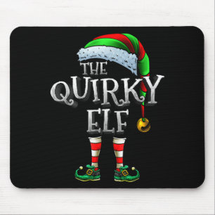 The Quirky Elf Shirt Matching Family Quirky Christ Mouse Mat