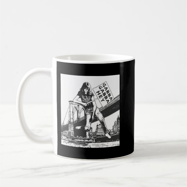 The Quote Drummer  Musician Fan Of Heavy Metal Coffee Mug (Left)