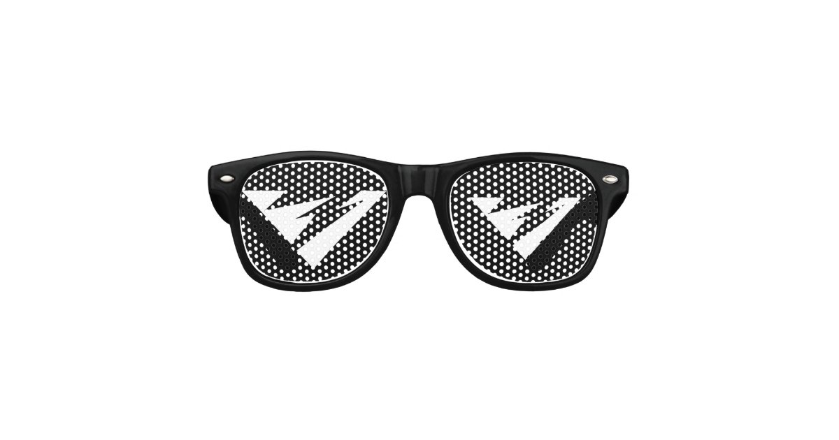 The R Lightning Bolt Logo Retro Sunglasses Zazzle