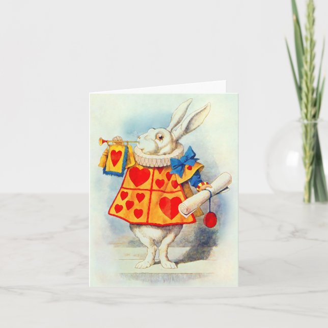 The Rabbit in Alice in Wonderland ~ Card (Front)
