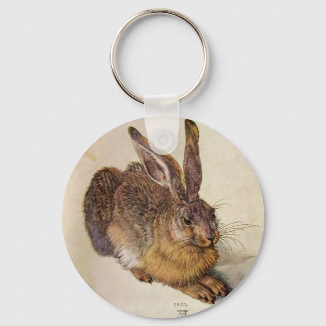THE RABBIT ( Young Hare ) Key Ring (Front)