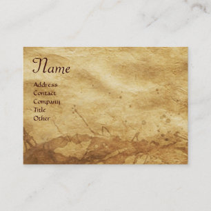 THE RABBIT ( young hare)  Monogram Business Card
