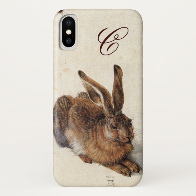 THE RABBIT ( Young Hare )  Monogram Case-Mate iPhone Case (Back)