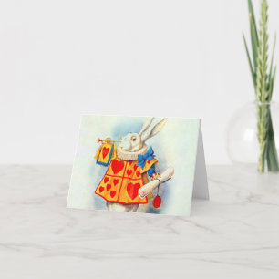 The Rabbitt in Alice in Wonderland ~ Card