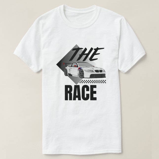 The Race On Car Racing Unisex T-Shirt – Sports Car (Design Front)