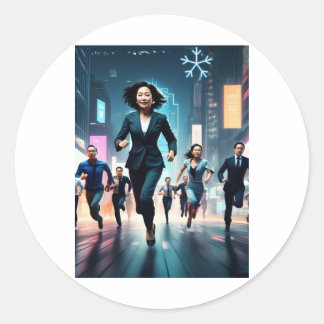 The Race To Success Sticker