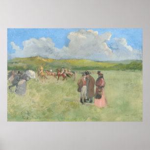The Race Track - Jean-Louis Forain Fine Art Poster