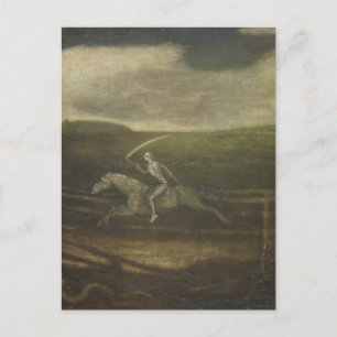 The Race Track Or Death On A Pale Horse Postcard