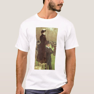The Races at Auteuil, Paris (oil on canvas) T-Shirt