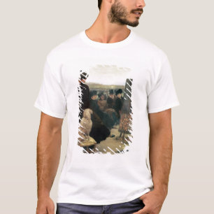 The Races at Auteuil, part of a triptych (oil on c T-Shirt