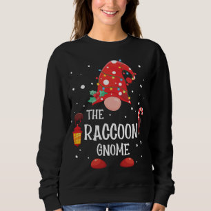 The Racoon Gnome Matching Family Christmas Gnome Sweatshirt