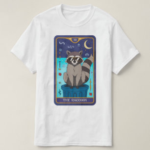 the racoon tarot card ,positive mind, stay positi T-Shirt
