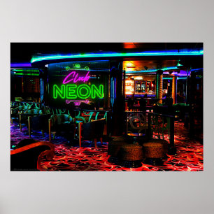 The Rad Mall "Club NEON" Poster