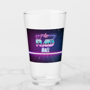The Rad Mall "Wave 1" 16oz Glass Tumbler