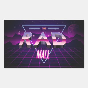 The Rad Mall "Wave 3" 4.5in x 2.7in Stickers