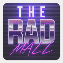 The Rad Mall "Wave 4" Stickers (small)