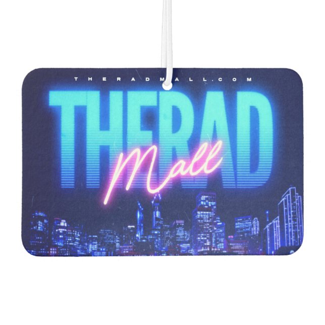 The Rad Mall "Wave 6" Air Freshener (Front)