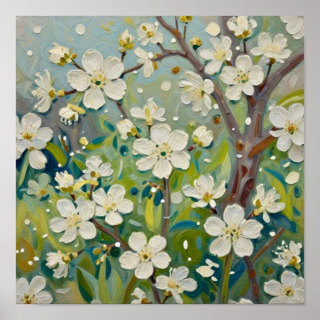 The Radiant Awakening: A Textural Symphony Poster (Front)