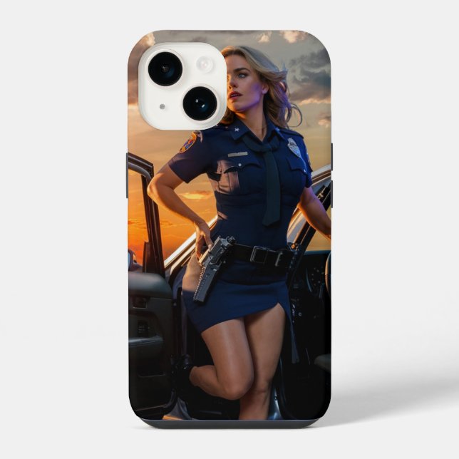 The Radiant Lady Cop iPhone Case (Back)