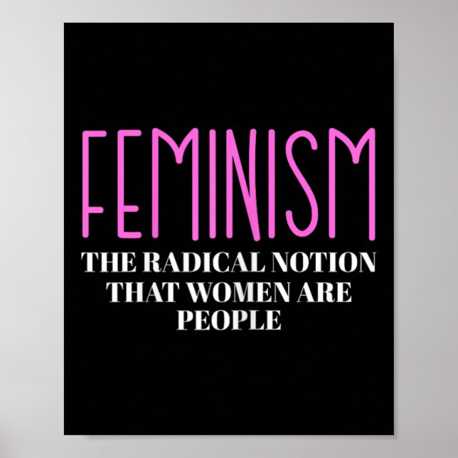The Radical Notion That Women Are People  Poster (Front)