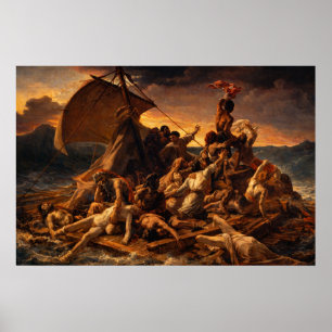 The Raft of the Medusa by Théodore Géricault Poster