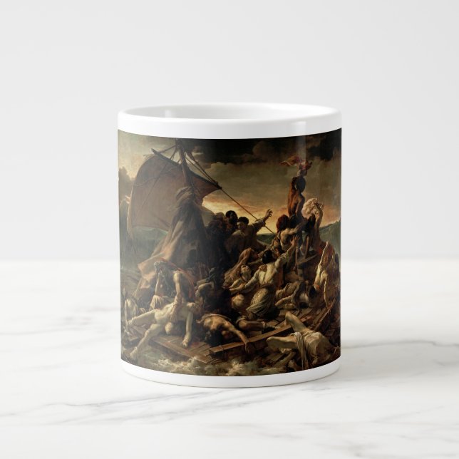 The Raft of the Medusa - Théodore Géricault Large Coffee Mug (Front)