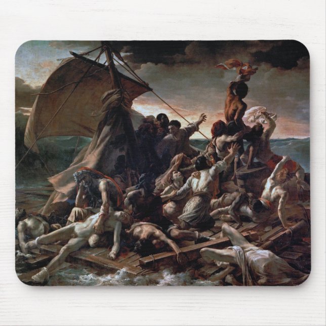 The Raft of the Medusa, Theodore Gericault Mouse Mat (Front)