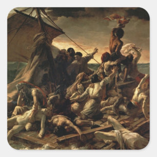The Raft of the Medusa - Théodore Géricault Square Sticker