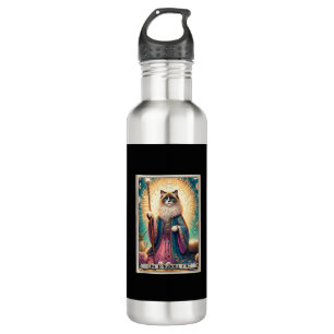 The Ragdoll Cat Tarot Card Cat  710 Ml Water Bottle
