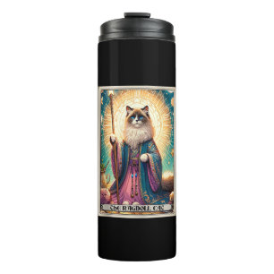 The Ragdoll Cat Tarot Card Cat  Thermal Tumbler