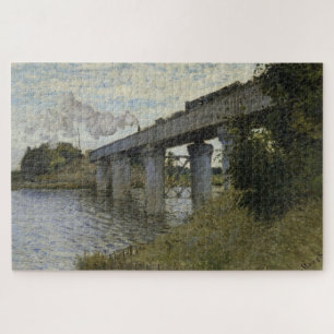 The Railway Bridge at Argenteuil (by Claude Monet) Jigsaw Puzzle