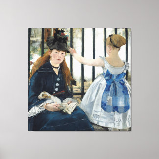 The Railway by Edouard Manet 1873 Canvas Print Tri