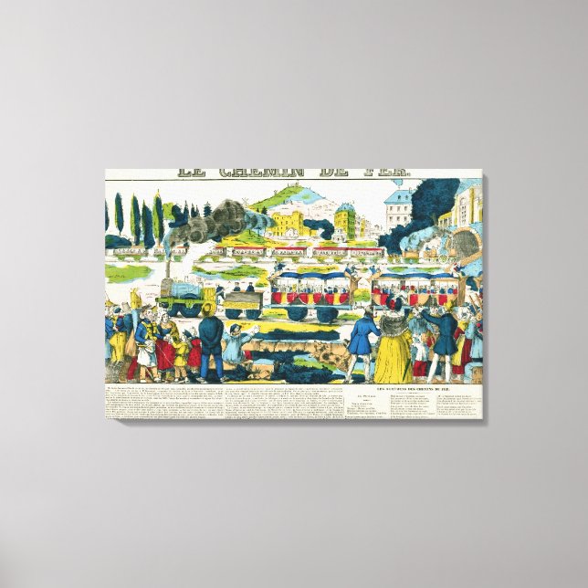 The Railway Canvas Print (Front)