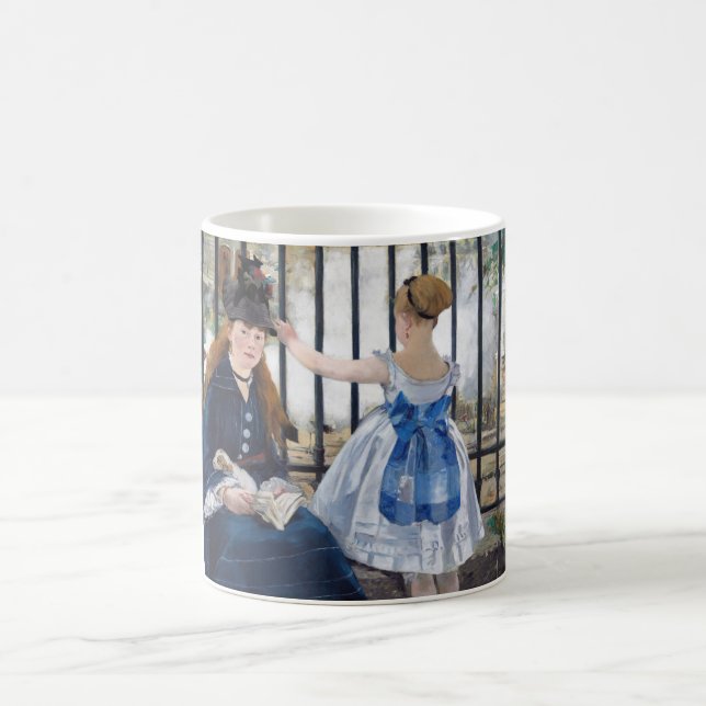 The Railway, Edouard Manet Coffee Mug (Center)