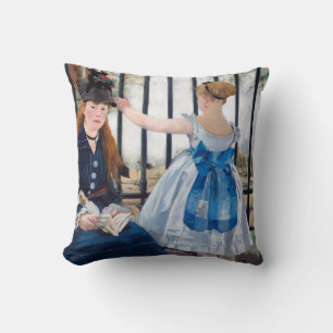 The Railway, Edouard Manet Cushion