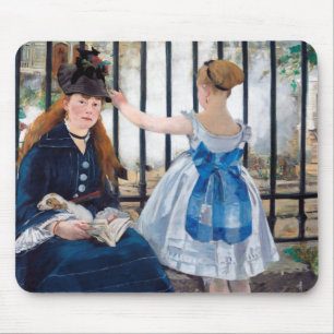 The Railway, Edouard Manet Mouse Mat