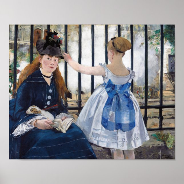 The Railway, Edouard Manet Poster (Front)