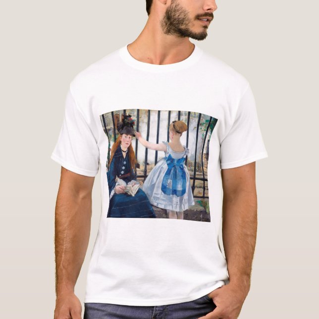 The Railway, Edouard Manet T-Shirt (Front)